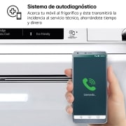 LG Outlet Frigorífico Combi Door Cooling+, 2,03m, Clasificación C, capacidad de 419l, blanco. Serie 300, GBV3200CSW.OUTLET