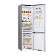 LG Frigorífico Combi Door Cooling+, 2,03m, Clasificación D, capacidad de 419l, inox antihuellas. Serie 300 , GBV3200DPY