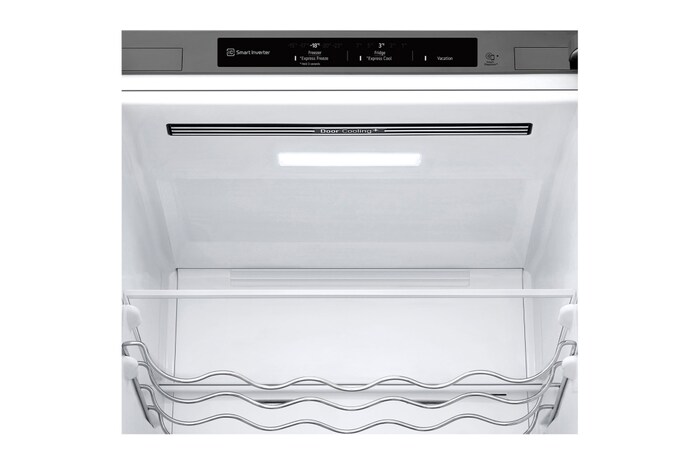 LG Frigorífico Combi Door Cooling+, 2,03m, Clasificación D, capacidad de 419l, inox antihuellas. Serie 300 , GBV3200DPY