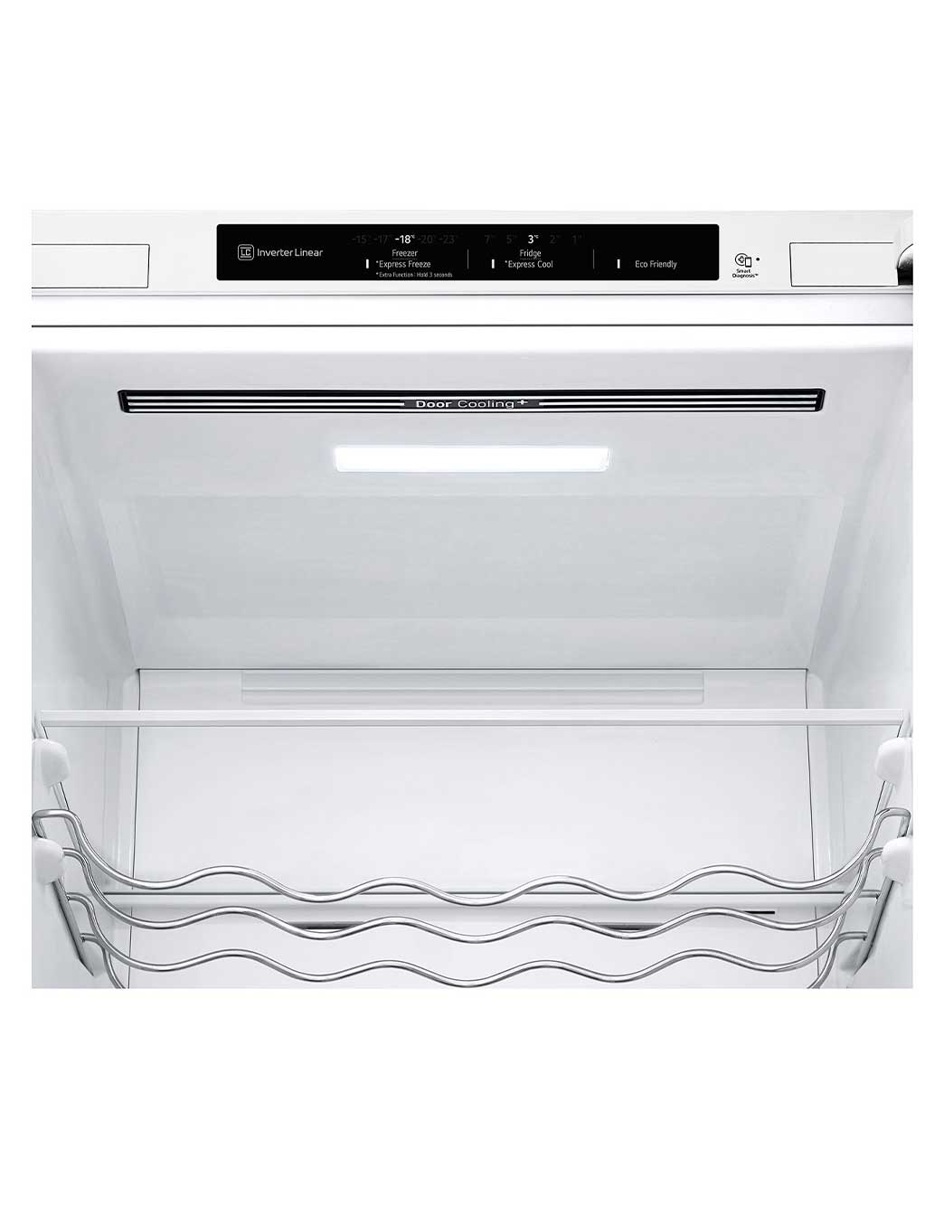 LG Outlet Frigorífico Combi Door Cooling+, 2,03m, Clasificación D, capacidad de 419l, blanco. Serie 300, GBV3200DSW.OUTLET