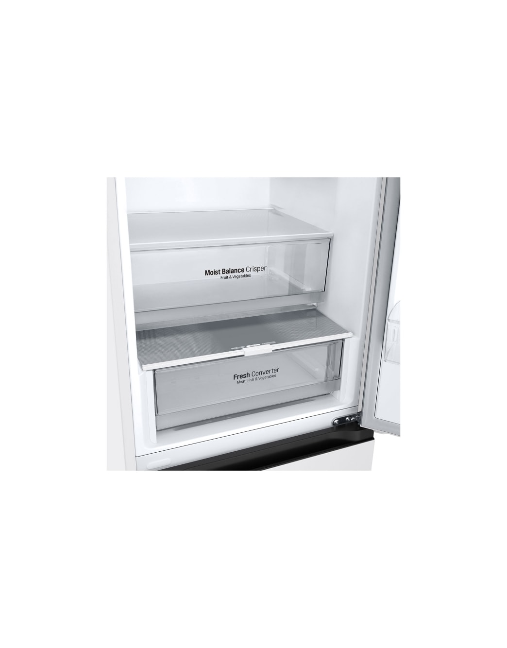 LG Outlet Frigorífico Combi Door Cooling+, 2,03m, Clasificación D, capacidad de 419l, blanco. Serie 300, GBV3200DSW.OUTLET