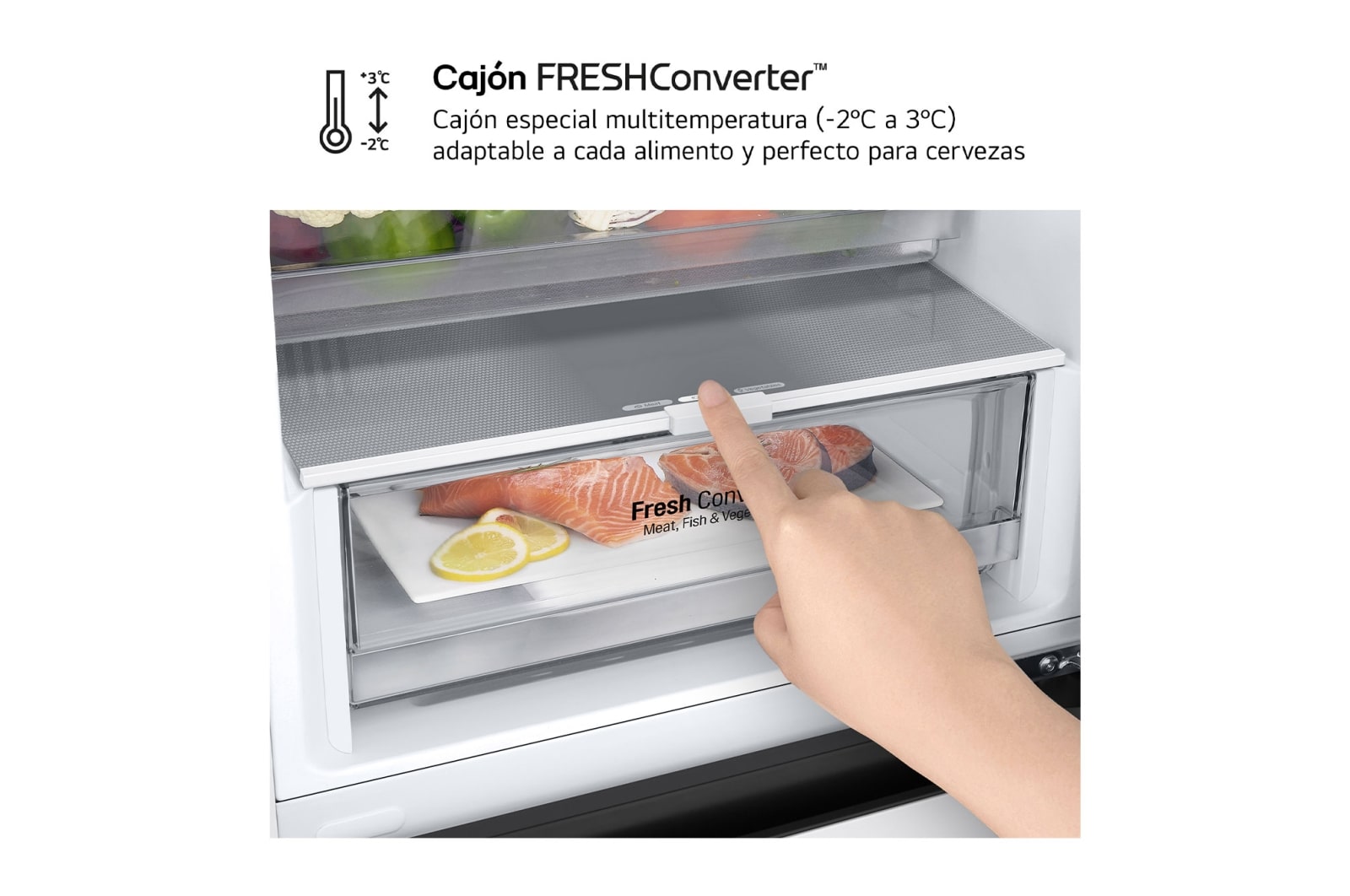 LG Outlet Frigorífico Combi Door Cooling+, 2,03m, Clasificación D, capacidad de 419l, blanco. Serie 300, GBV3200DSW.OUTLET
