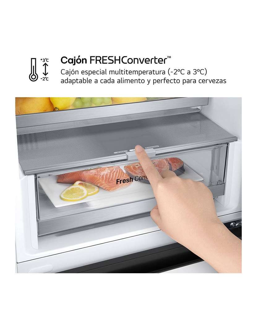 LG Outlet Frigorífico Combi Door Cooling+, 1,86m, Clasificación C, capacidad de 374l, blanco. Serie 500", GBV5140CSW.OUTLET