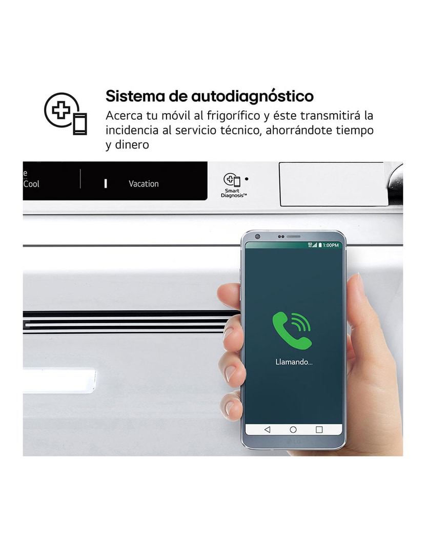 LG Outlet Frigorífico Combi Door Cooling+, 1,86m, Clasificación C, capacidad de 374l, blanco. Serie 500", GBV5140CSW.OUTLET