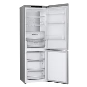 LG SERIE 500  Door Cooling+, 1,86  m, Clasificación D, capacidad de 374 l,  Inox antihuellas, GBV5140DPY vista frontal ladeada, GBV5140DPY