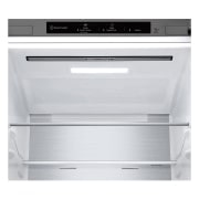 LG SERIE 500  Door Cooling+, 1,86  m, Clasificación D, capacidad de 374 l,  Inox antihuellas, GBV5140DPY vista frontal ladeada, GBV5140DPY