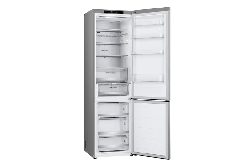 LG Frigorífico Combi Door Cooling+,  2,03m, Clasificación C, capacidad de 419l, inox antihuellas. Serie 500, GBV5240CPY