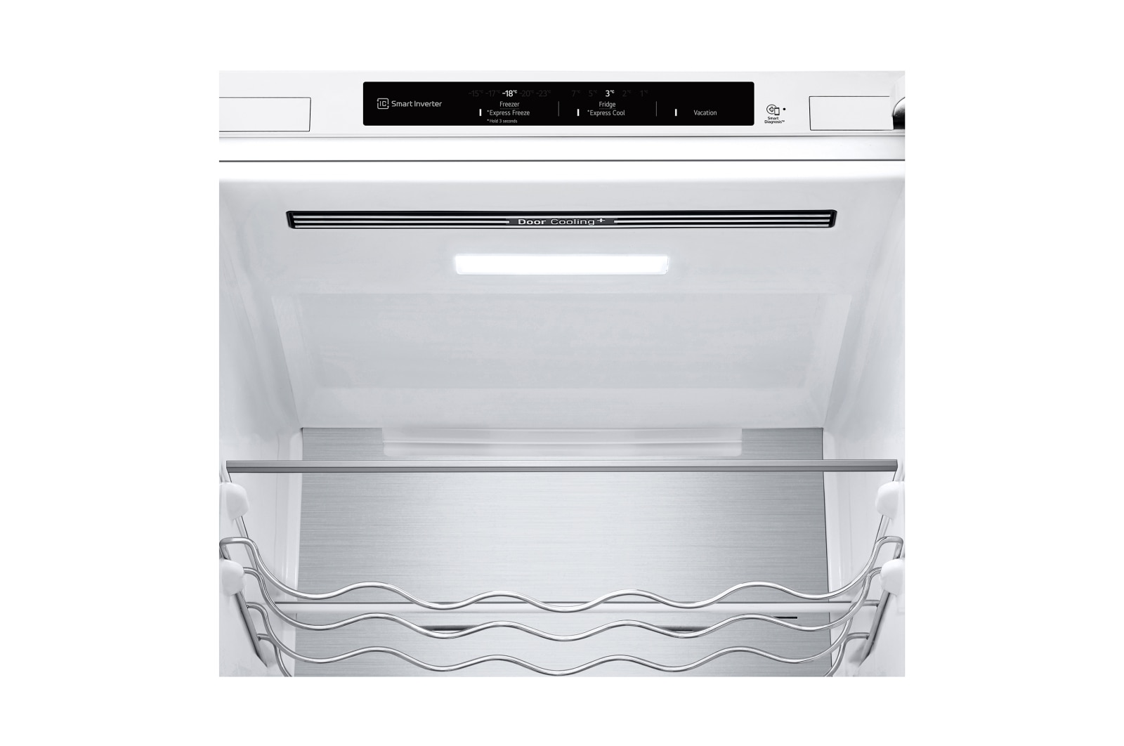 LG Outlet Frigorífico Combi Door Cooling+, 2,03m, Clasificación C, capacidad de 419l, blanco. Serie 500, GBV5240CSW.OUTLET