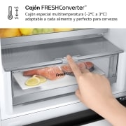 LG Outlet Frigorífico Combi Door Cooling+, 2,03m, Clasificación C, capacidad de 419l, blanco. Serie 500, GBV5240CSW.OUTLET