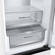 LG Outlet Frigorífico Combi Door Cooling+, 2,03m, Clasificación C, capacidad de 419l, blanco. Serie 500, GBV5240CSW.OUTLET