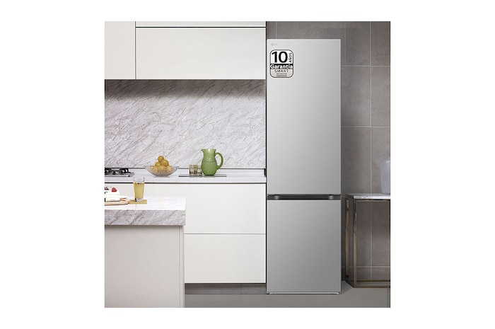 LG Outlet Frigorífico Combi Door Cooling+, 2m, Clasificación D, capacidad de 419l, Inox Antihuellas, Serie 500, GBV5240DPY.OUTLET