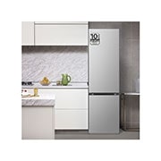 LG Outlet Frigorífico Combi Door Cooling+, 2m, Clasificación D, capacidad de 419l, Inox Antihuellas, Serie 500, GBV5240DPY.OUTLET