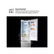 LG Outlet Frigorífico Combi Door Cooling+, 2m, Clasificación D, capacidad de 419l, Inox Antihuellas, Serie 500, GBV5240DPY.OUTLET