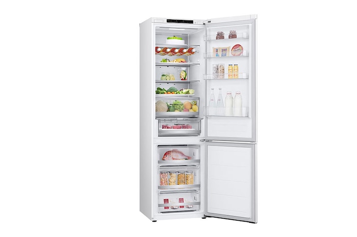 LG Outlet Frigorífico Combi Door Cooling+, 2,03m, Clasificación D, capacidad de 419l, blanco. Serie 500, GBV5240DSW.OUTLET