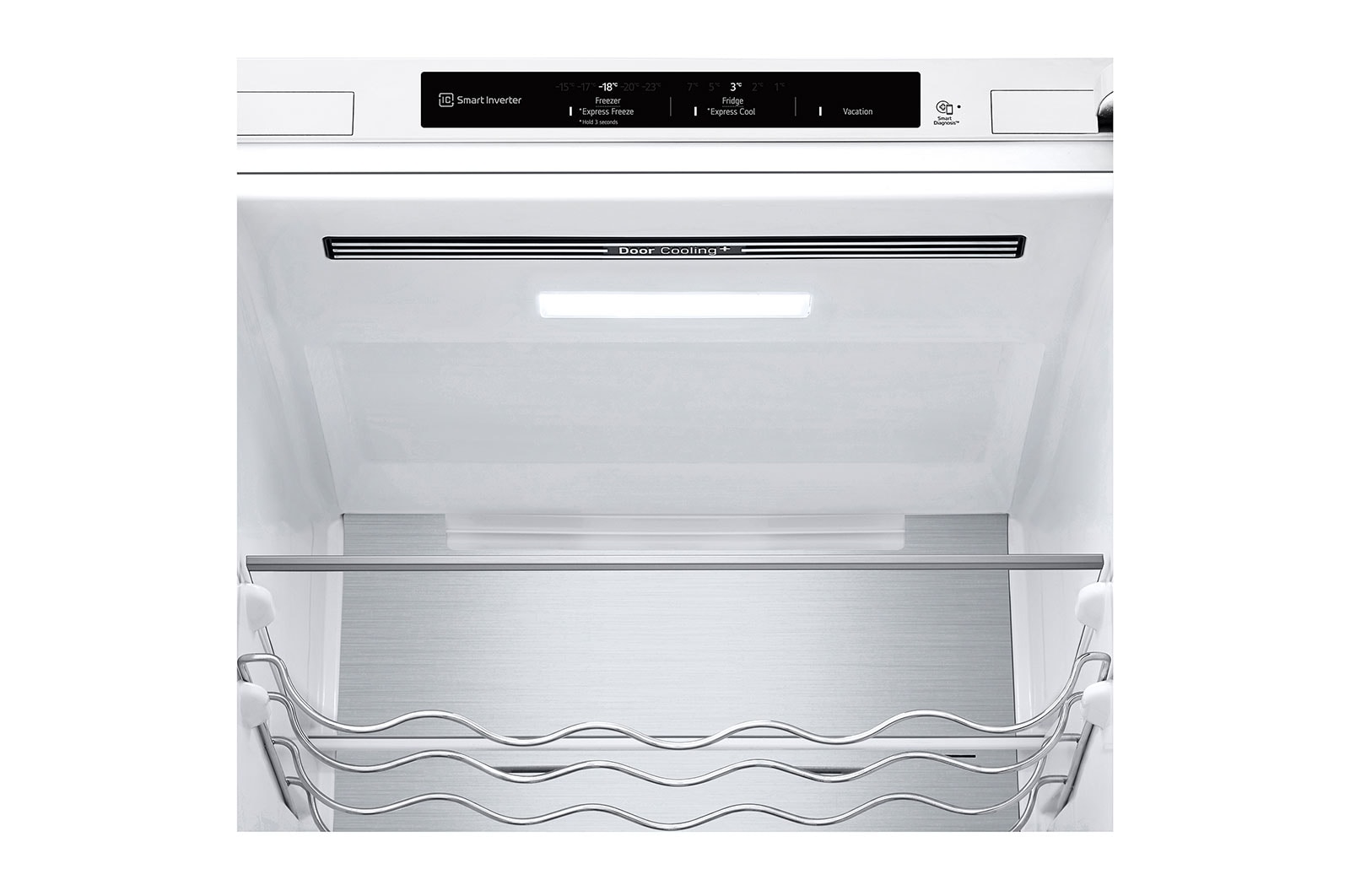LG Outlet Frigorífico Combi Door Cooling+, 2,03m, Clasificación D, capacidad de 419l, blanco. Serie 500, GBV5240DSW.OUTLET