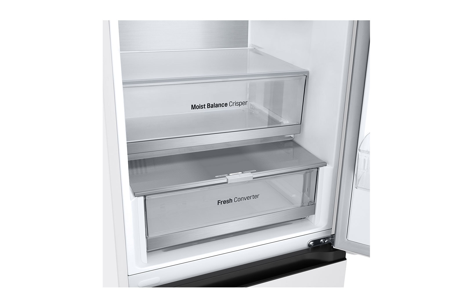 LG Outlet Frigorífico Combi Door Cooling+, 2,03m, Clasificación D, capacidad de 419l, blanco. Serie 500, GBV5240DSW.OUTLET