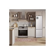 LG Outlet Frigorífico Combi Door Cooling+, 2,03m, Clasificación D, capacidad de 419l, blanco. Serie 500, GBV5240DSW.OUTLET