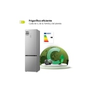 LG Outlet Frigorífico Combi Door Cooling+, 2,03m, Clasificación C, capacidad de 419l, inox antihuellas. Serie 500, GBV5250CPY.OUTLET