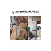 LG Outlet Frigorífico Combi Door Cooling+, 2,03m, Clasificación C, capacidad de 419l, inox antihuellas. Serie 500, GBV5250CPY.OUTLET