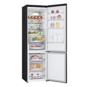LG Door Cooling+, 2 m, Clasificación D, capacidad de 419 l, Acero negro-grisáceo mate antihuellas, GBV5250DEP, GBV5250DEP