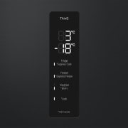 LG Door Cooling+, 2 m, Clasificación D, capacidad de 419 l, Acero negro-grisáceo mate antihuellas, GBV5250DEP, GBV5250DEP