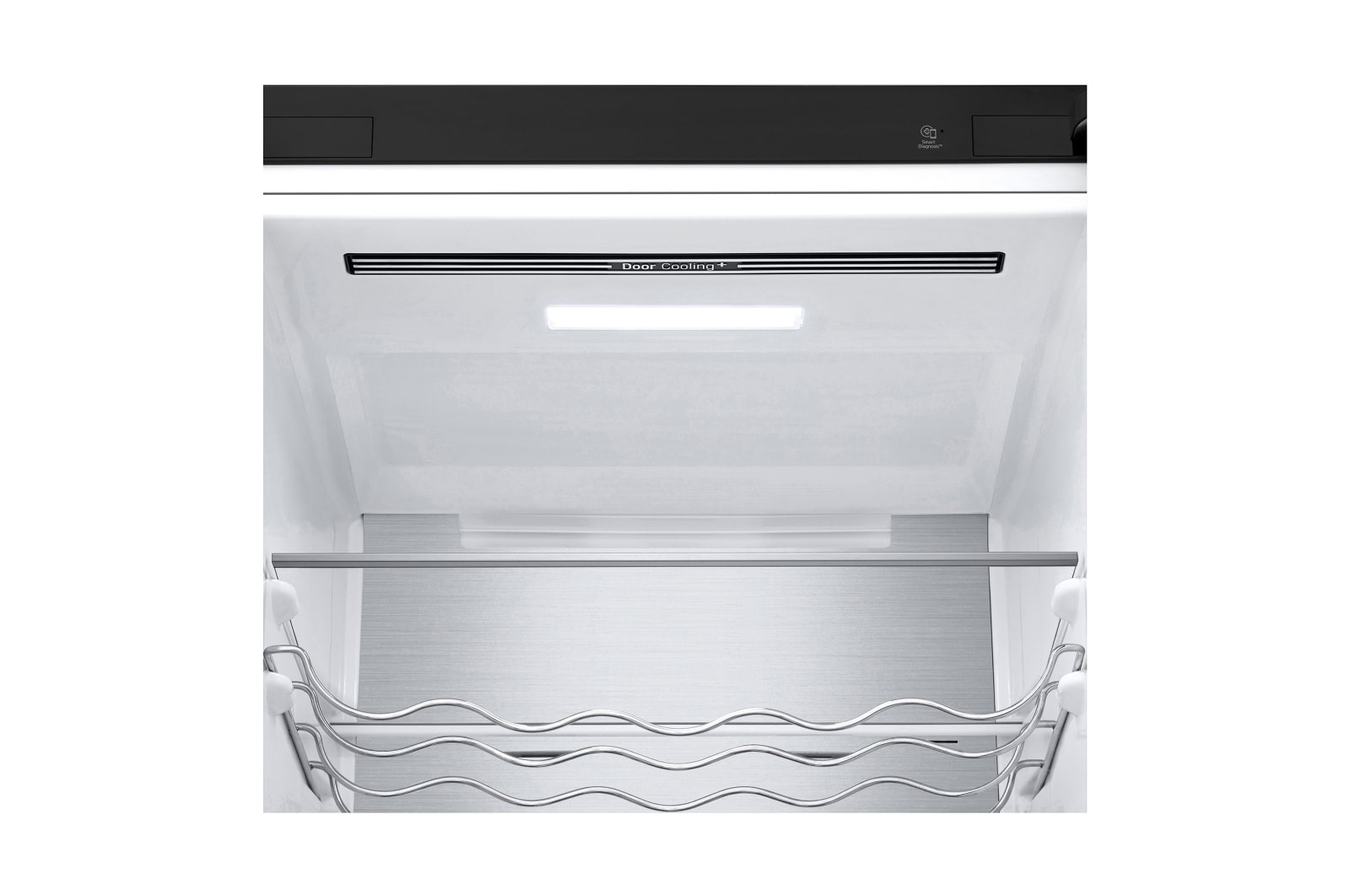 LG Door Cooling+, 2 m, Clasificación D, capacidad de 419 l, Acero negro-grisáceo mate antihuellas, GBV5250DEP, GBV5250DEP