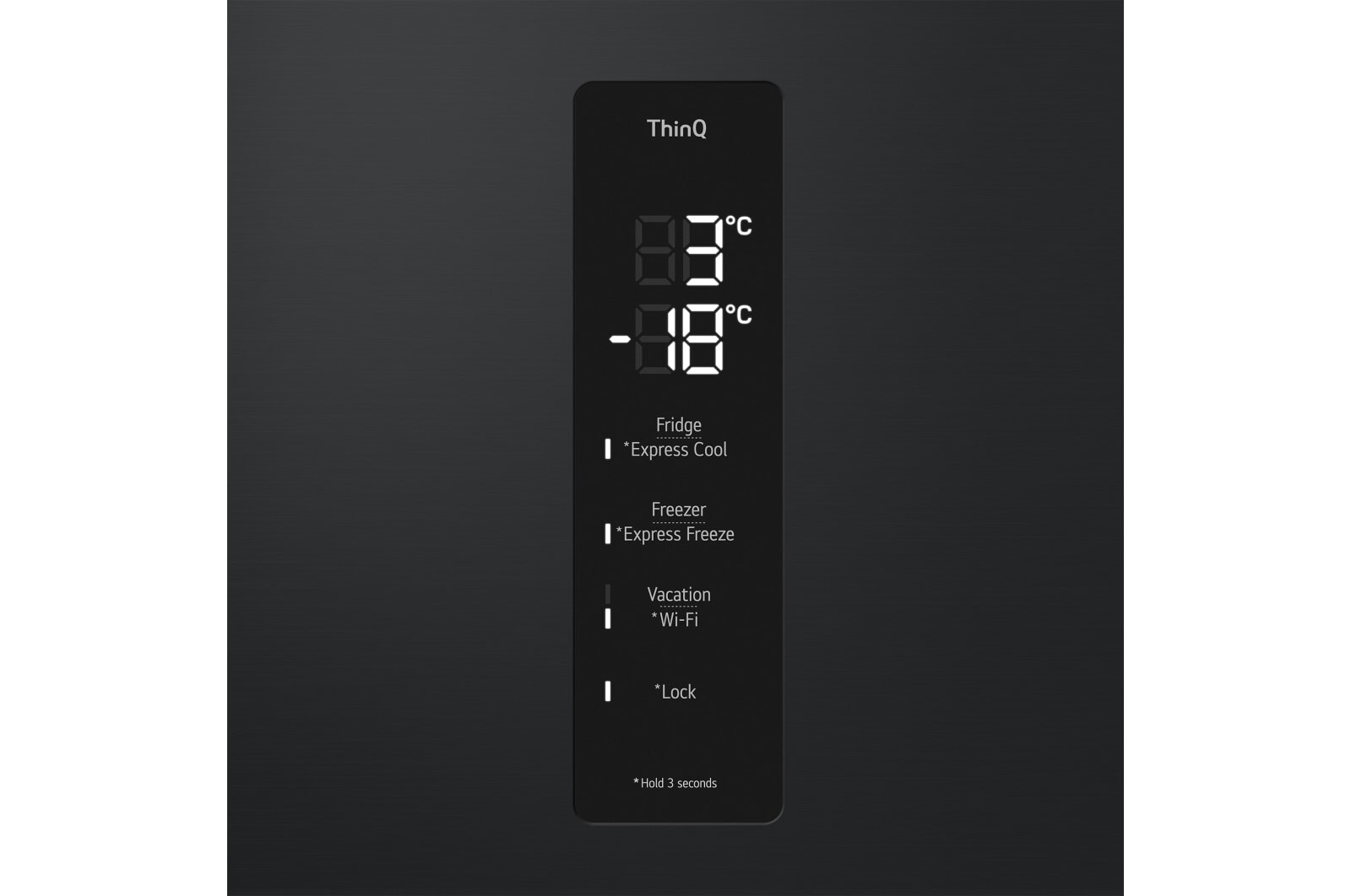 LG Door Cooling+, 2 m, Clasificación D, capacidad de 419 l, Acero negro-grisáceo mate antihuellas, GBV5250DEP, GBV5250DEP