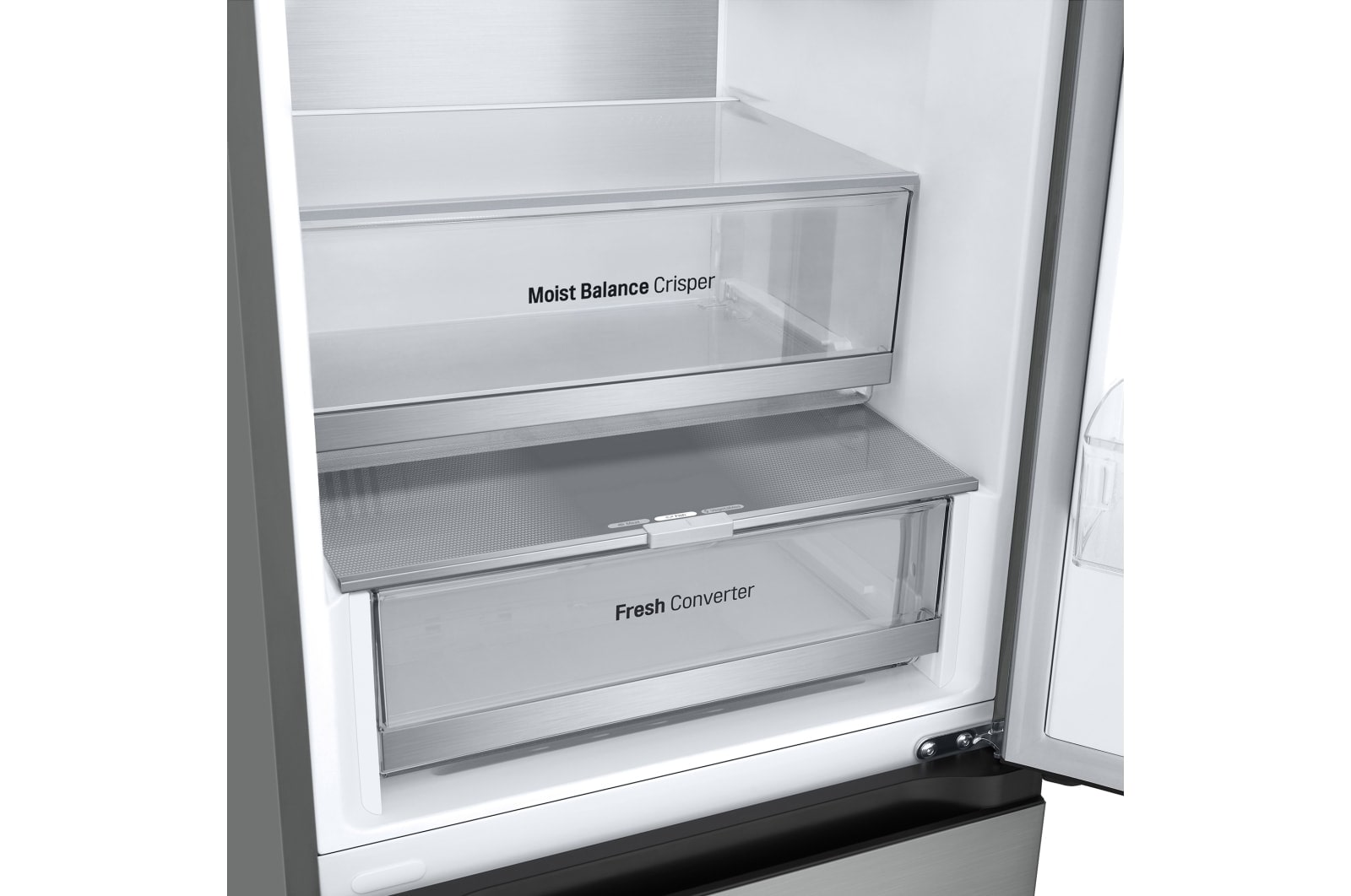 LG Frigorífico Combi Door Cooling+,  2,03m, Clasificación D, capacidad de 419l, blanco. Serie 500, GBV5250EPY, GBV5250EPY
