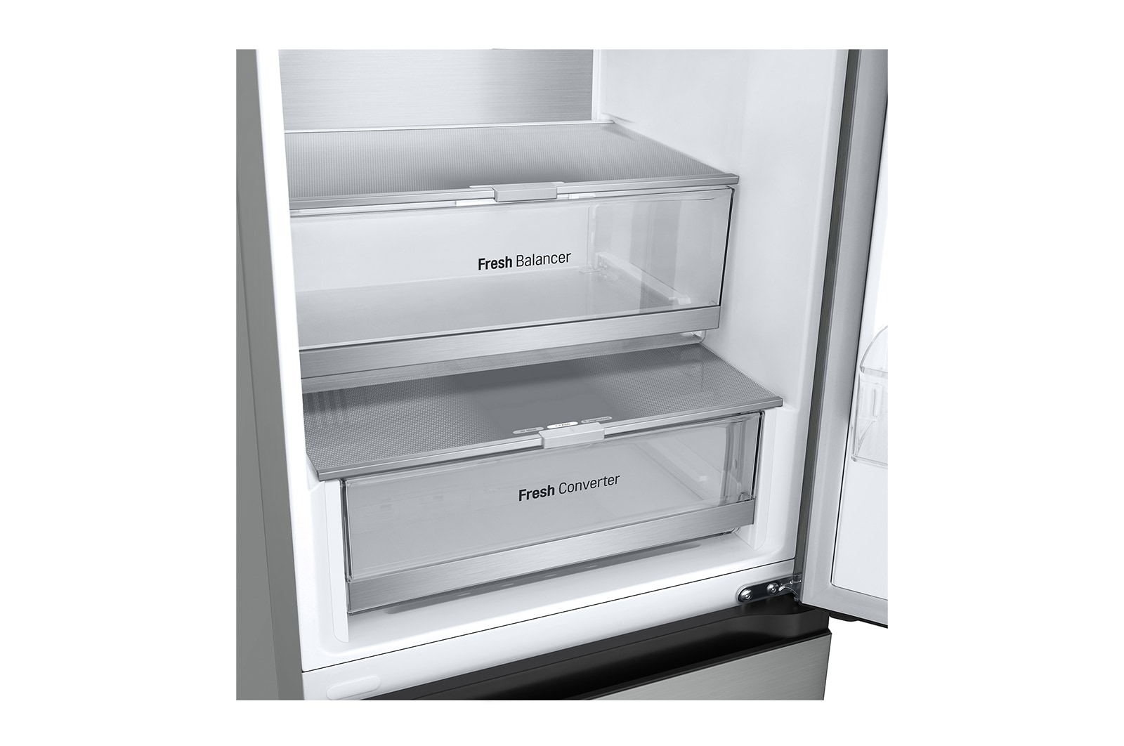 LG Outlet Frigorífico Combi Door Cooling+, 1,86m, Clasificación C, capacidad de 374l, inox antihuellas. Serie 700, GBV7180CPY.OUTLET