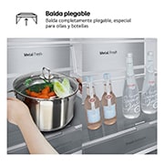 LG Outlet Frigorífico Combi Door Cooling+, 1,86m, Clasificación C, capacidad de 374l, inox antihuellas. Serie 700, GBV7180CPY.OUTLET