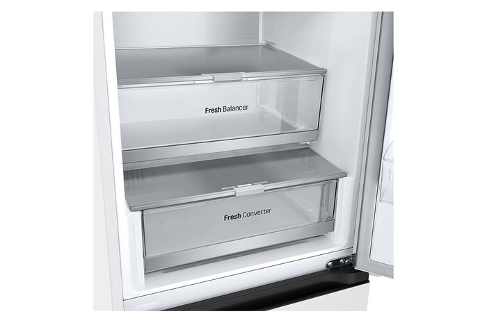 LG Outlet Frigorífico Combi Door Cooling+, 1,86m, Clasificación C, capacidad de 374l, blanco. Serie 700, GBV7180CSW.OUTLET