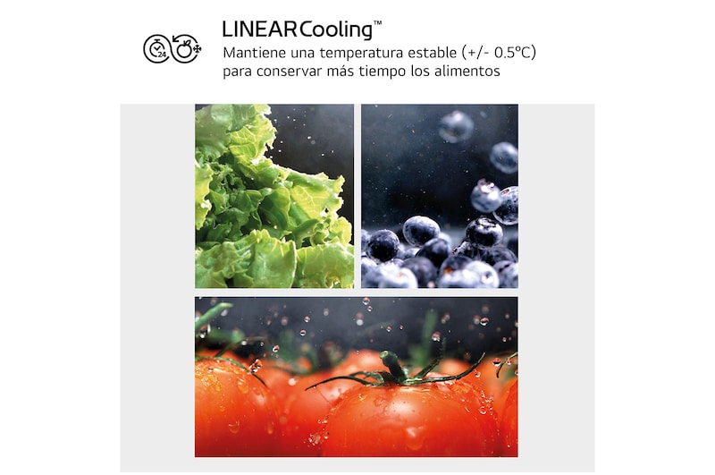 LG Outlet Frigorífico Combi Door Cooling+, 1,86m, Clasificación C, capacidad de 374l, blanco. Serie 700, GBV7180CSW.OUTLET