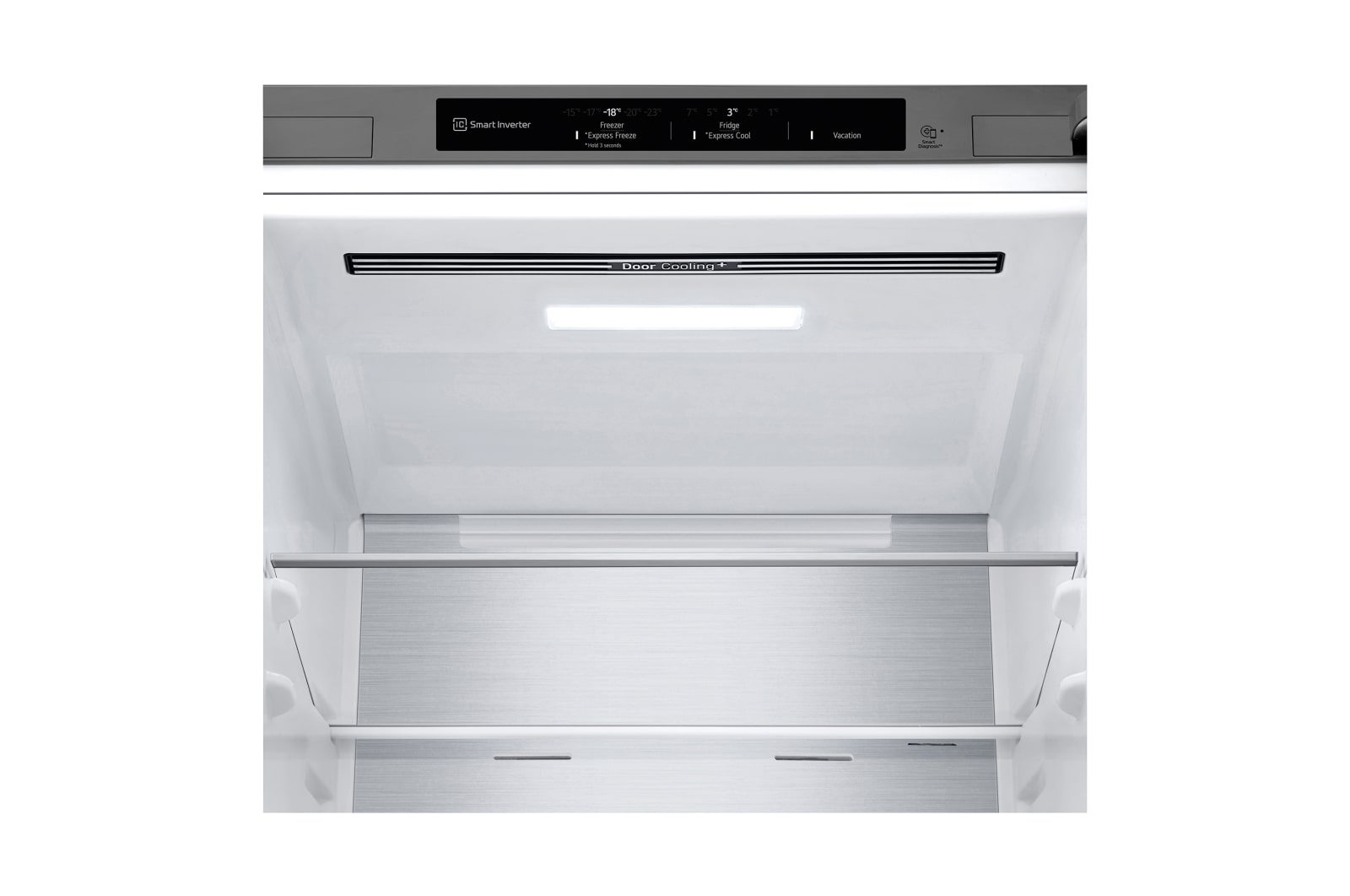 LG Outlet Frigorífico Combi Door Cooling+, 1,86m, Clasificación D, capacidad de 374l, inox antihuellas. Serie 700, GBV7180DPY.OUTLET