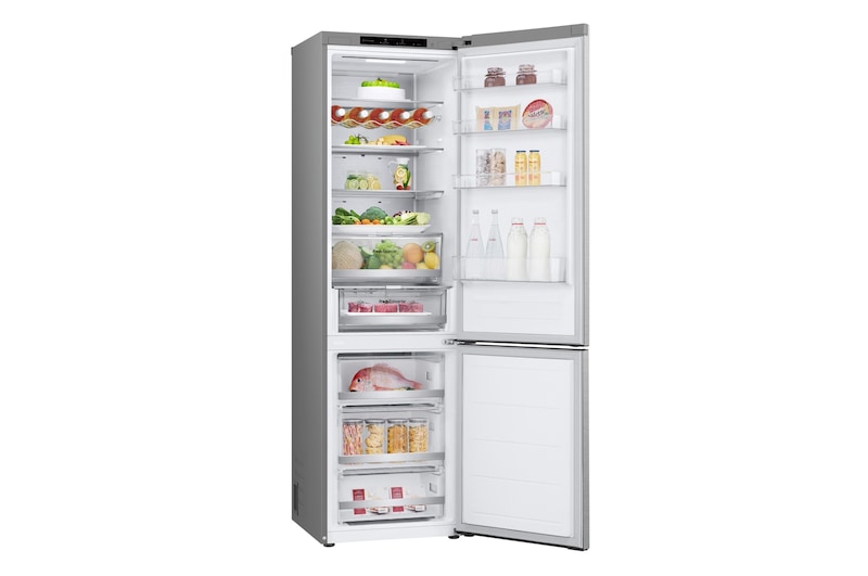 LG Outlet Frigorífico Combi Door Cooling+, 2,03m, Clasificación A, capacidad de 419l, acero texturizado antihuellas. Serie 700, GBV7280AMB.OUTLET