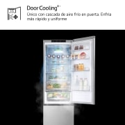 LG Outlet Frigorífico Combi Door Cooling+, 2,03m, Clasificación A, capacidad de 419l, acero texturizado antihuellas. Serie 700, GBV7280AMB.OUTLET
