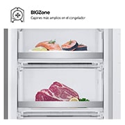 LG Frigorífico Combi Door Cooling+, 2,03m, Clasificación B, capacidad de 419l, Inox antihuellas. Serie 700 , GBV7280BPY