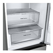 LG Frigorífico Combi Door Cooling+, 2,03m, Clasificación B, capacidad de 419l, Inox antihuellas. Serie 700 , GBV7280BPY