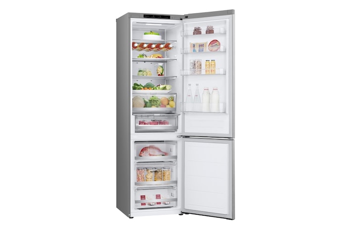 LG Outlet Frigorífico Combi Door Cooling+, 2m, Clasificación C, capacidad de 419l, acero texturizado antihuellas, serie 700, GBV7280CMB.OUTLET