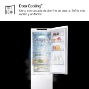 LG Outlet Frigorífico Combi Door Cooling+, 2,03m, Clasificación C, capacidad de 419l, blanco. Serie 700, GBV7280CSW.OUTLET