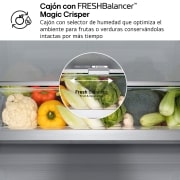 LG Outlet Frigorífico Combi Door Cooling+, 2,03m, Clasificación C, capacidad de 419l, blanco. Serie 700, GBV7280CSW.OUTLET