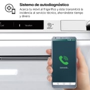 LG Outlet Frigorífico Combi Door Cooling+, 2,03m, Clasificación C, capacidad de 419l, blanco. Serie 700, GBV7280CSW.OUTLET