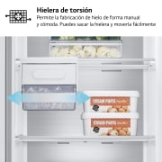 LG Outlet Congelador Total No Frost, Clasificación D, 355 L, Acero Negro-grisáceo mate, GFM61MCCSF.OUTLET