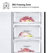 LG Outlet Congelador Total No Frost, Clasificación D, 355 L, Acero Negro-grisáceo mate, GFM61MCCSF.OUTLET