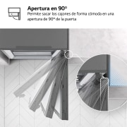 LG Outlet Frigorífico Clasificación C, 413L, Acero Negro-grisáceo mate antihuellas, GLM71MCCSX.OUTLET