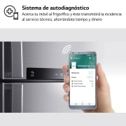 LG Outlet Frigorífico Clasificación C, 413L, Acero Negro-grisáceo mate antihuellas, GLM71MCCSX.OUTLET