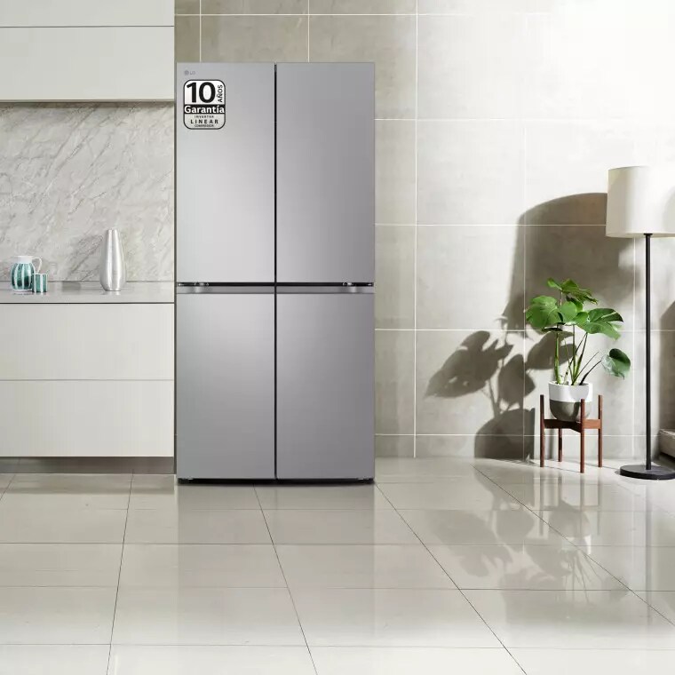 LG Frigorífico American Combi Ancho 83cm, Clasificación D, 530 L, Inox antihuellas, GMB860PYDD.APYQEUR