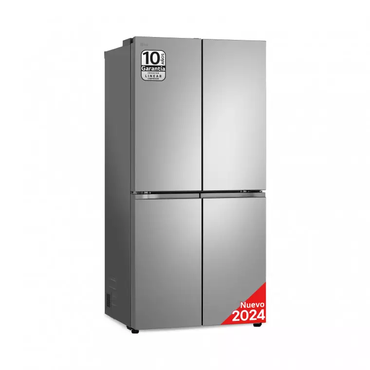 Vista frontal de Frigorífico American Combi Ancho 83cm, Clasificación D, 530 L, Inox antihuellas GMB860PYDD.APYQEUR