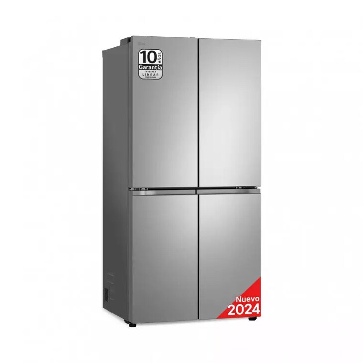 LG Frigorífico American Combi Ancho 83cm, Clasificación D, 530 L, Inox antihuellas, GMB860PYDD.APYQEUR