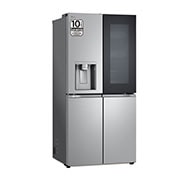 LG Outlet Frigorífico American Combi InstaView ™, Clasificación E, 508 L, Sin toma de agua, Acero texturizado antihuellas, GMG861MBAE.OUTLET