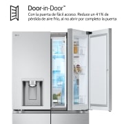 LG Outlet Frigorífico American Combi Door-in-Door™, Clasificación E, 634 L, Acero texturizado antihuellas, GMJ960MBJE.OUTLET